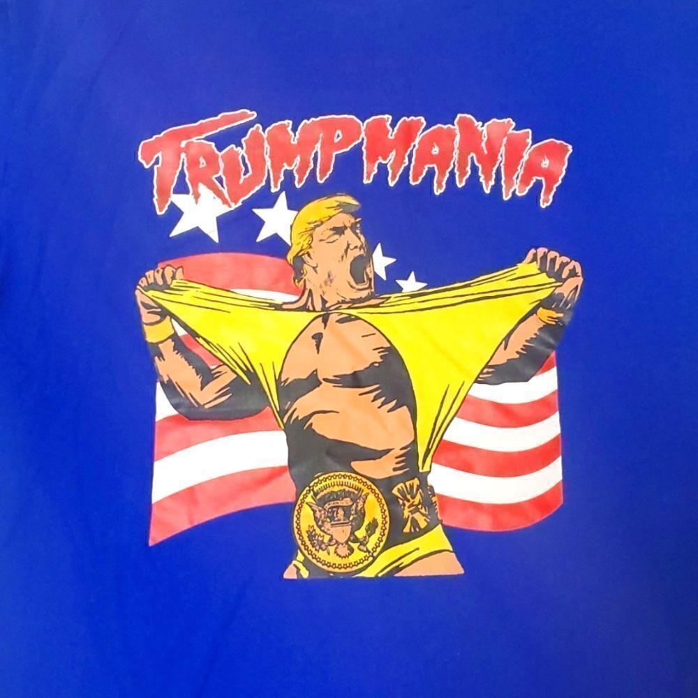 DONALD TRUMP 𝅺President Trumpmania T-shirt Tee Shirt Medium Large HTF - Picture 2 of 5